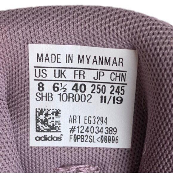 Adidas Women’s LITE RACER 2.0 RUNNING SHOES Size US 8 Legacy Purple /Purple Tint - Picture 8 of 14